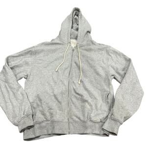 Good American Heather Gray Full Zip Sweater Size 2